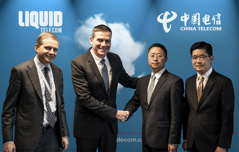 China Telecom Global and Liquid Telecom form landmark partnership to step up network collaboration between Africa and Asia