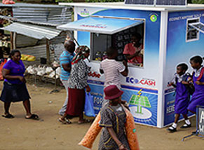 Econet Green Kiosk and  Space TV Campaign