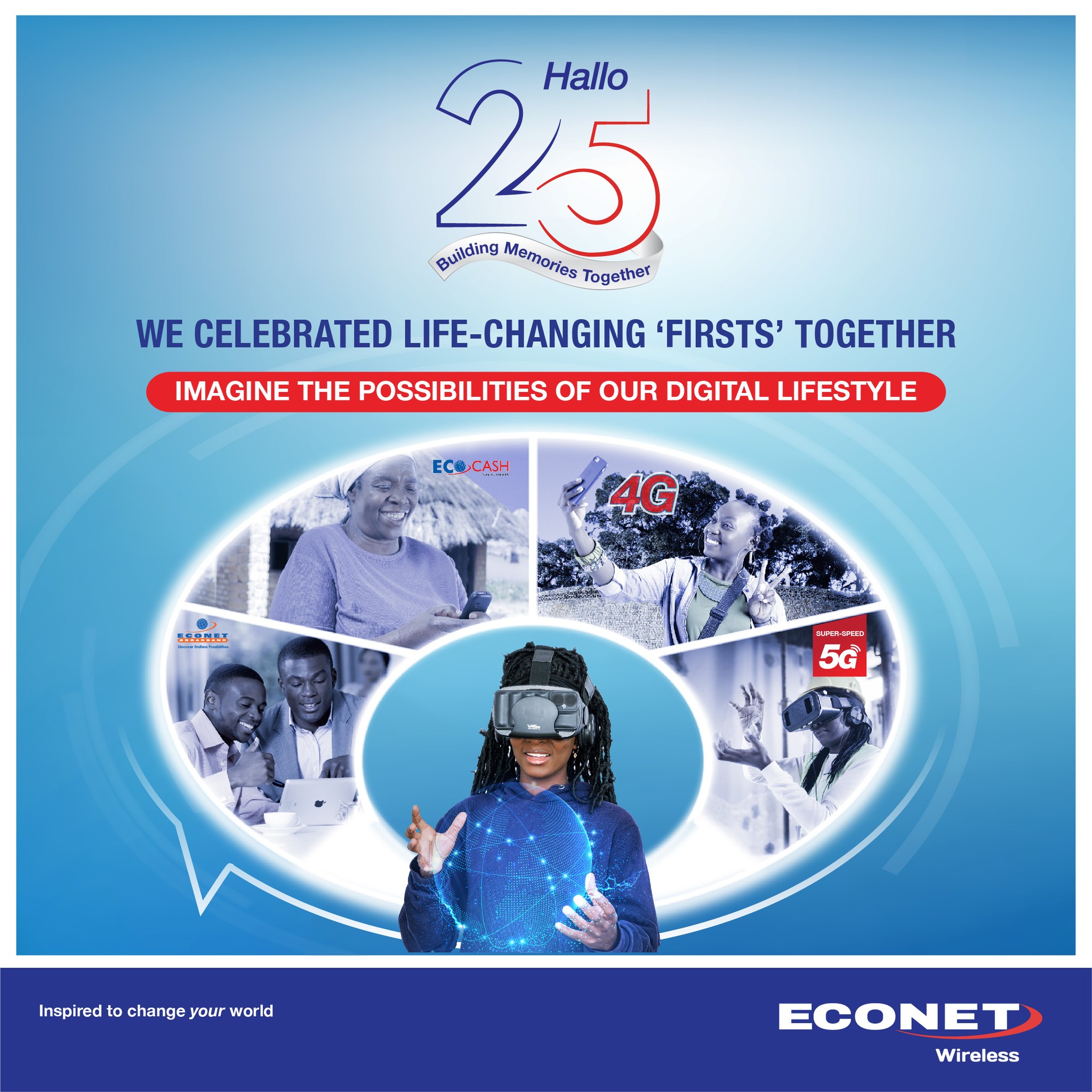 Econet Zimbabwe Celebrates Milestones as it turns 25 "Big Thank You" to Customers